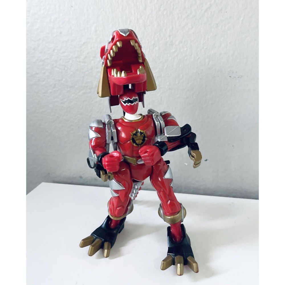 2003 Bandai Power‎ Rangers Dino Thunder Transforming T-Rex Red Ranger Figure